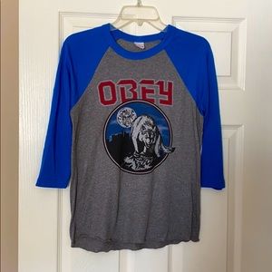 Obey Baseball Tee